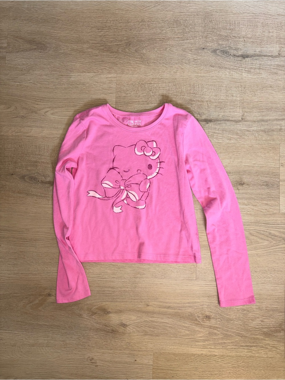 Hello Kitty Pink Long Sleeve with Bow Graphic